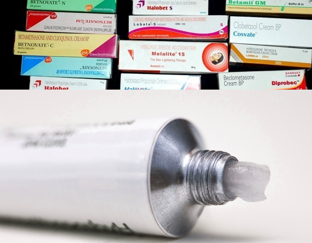 The corticosteroid cream works by reducing inflammation, swelling, and itching in the affected area of the skin.