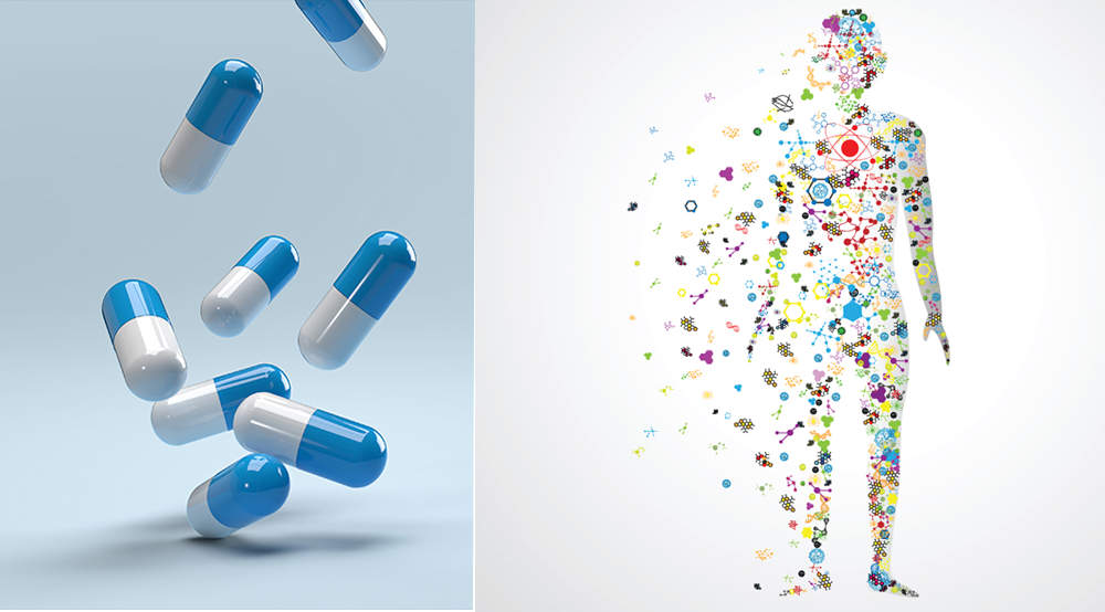 Antibiotics can also kill off the beneficial bacteria that live in our bodies